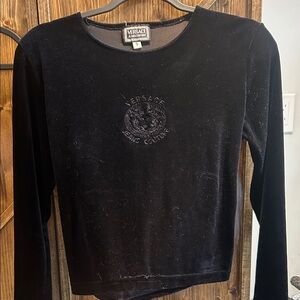 Versace Jeans Couture Velvet vintage top